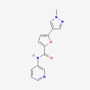 5-(1-methyl-1H-pyrazol-4-yl)-N-pyridin-3-yl-2-furamide