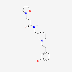 N-ethyl-3-(2-isoxazolidinyl)-N-({1-[2-(3-methoxyphenyl)ethyl]-3-piperidinyl}methyl)propanamide