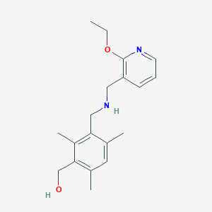 [3-({[(2-ethoxypyridin-3-yl)methyl]amino}methyl)-2,4,6-trimethylphenyl]methanol