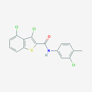 3,4-dichloro-N-(3-chloro-4-methylphenyl)-1-benzothiophene-2-carboxamide