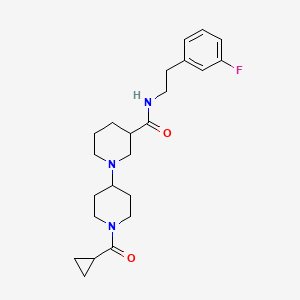 1'-(cyclopropylcarbonyl)-N-[2-(3-fluorophenyl)ethyl]-1,4'-bipiperidine-3-carboxamide