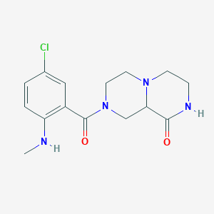 8-[5-chloro-2-(methylamino)benzoyl]hexahydro-2H-pyrazino[1,2-a]pyrazin-1(6H)-one