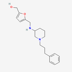 molecular formula C20H28N2O2 B4530714 [5-({[1-(3-phenylpropyl)-3-piperidinyl]amino}methyl)-2-furyl]methanol 