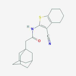 2-(1-adamantyl)-N-(3-cyano-4,5,6,7-tetrahydro-1-benzothien-2-yl)acetamide
