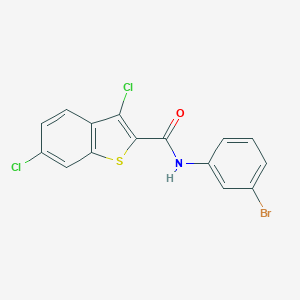 N-(3-bromophenyl)-3,6-dichloro-1-benzothiophene-2-carboxamide