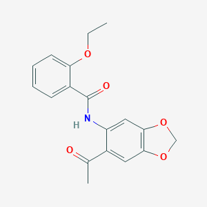 N-(6-acetyl-1,3-benzodioxol-5-yl)-2-ethoxybenzamide