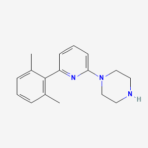 1-[6-(2,6-dimethylphenyl)-2-pyridinyl]piperazine