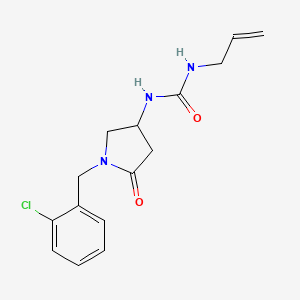 N-allyl-N'-[1-(2-chlorobenzyl)-5-oxo-3-pyrrolidinyl]urea