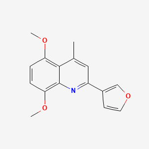 2-(3-furyl)-5,8-dimethoxy-4-methylquinoline