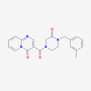 3-{[4-(3-methylbenzyl)-3-oxo-1-piperazinyl]carbonyl}-4H-pyrido[1,2-a]pyrimidin-4-one