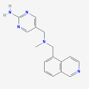 5-{[(isoquinolin-5-ylmethyl)(methyl)amino]methyl}pyrimidin-2-amine