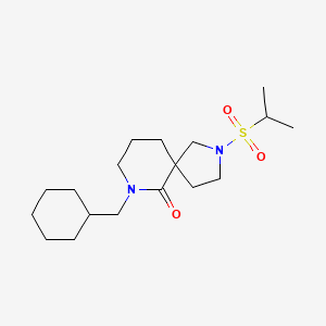 7-(cyclohexylmethyl)-2-(isopropylsulfonyl)-2,7-diazaspiro[4.5]decan-6-one