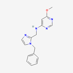 N-[(1-benzyl-1H-imidazol-2-yl)methyl]-6-methoxypyrimidin-4-amine