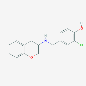 2-chloro-4-[(3,4-dihydro-2H-chromen-3-ylamino)methyl]phenol