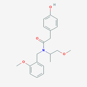 2-(4-hydroxyphenyl)-N-(2-methoxybenzyl)-N-(2-methoxy-1-methylethyl)acetamide