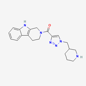 2-{[1-(piperidin-3-ylmethyl)-1H-1,2,3-triazol-4-yl]carbonyl}-2,3,4,9-tetrahydro-1H-beta-carboline