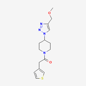 4-[4-(methoxymethyl)-1H-1,2,3-triazol-1-yl]-1-(3-thienylacetyl)piperidine