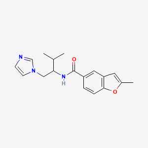 N-[1-(1H-imidazol-1-ylmethyl)-2-methylpropyl]-2-methyl-1-benzofuran-5-carboxamide