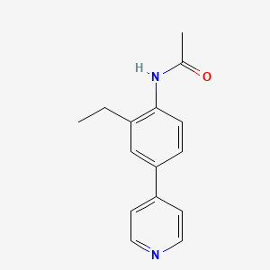 molecular formula C15H16N2O B4531103 N-(2-ethyl-4-pyridin-4-ylphenyl)acetamide 