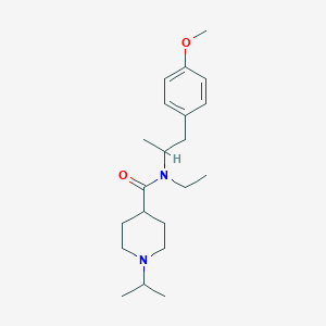 N-ethyl-1-isopropyl-N-[2-(4-methoxyphenyl)-1-methylethyl]piperidine-4-carboxamide