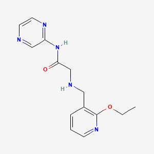 2-{[(2-ethoxypyridin-3-yl)methyl]amino}-N-pyrazin-2-ylacetamide