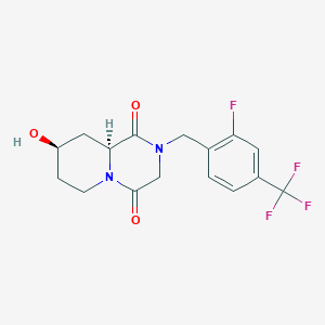 molecular formula C16H16F4N2O3 B4531266 (8R*,9aS*)-2-[2-fluoro-4-(trifluoromethyl)benzyl]-8-hydroxytetrahydro-2H-pyrido[1,2-a]pyrazine-1,4(3H,6H)-dione 