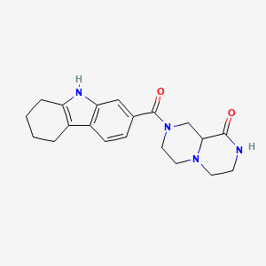 8-(2,3,4,9-tetrahydro-1H-carbazol-7-ylcarbonyl)hexahydro-2H-pyrazino[1,2-a]pyrazin-1(6H)-one