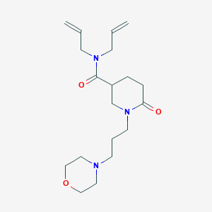 N,N-diallyl-1-[3-(4-morpholinyl)propyl]-6-oxo-3-piperidinecarboxamide