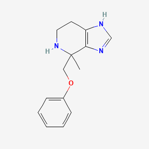 molecular formula C14H17N3O B4531498 4-methyl-4-(phenoxymethyl)-4,5,6,7-tetrahydro-1H-imidazo[4,5-c]pyridine 