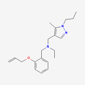 N-[2-(allyloxy)benzyl]-N-[(5-methyl-1-propyl-1H-pyrazol-4-yl)methyl]ethanamine