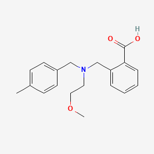 2-{[(2-methoxyethyl)(4-methylbenzyl)amino]methyl}benzoic acid