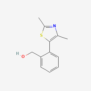 [2-(2,4-dimethyl-1,3-thiazol-5-yl)phenyl]methanol