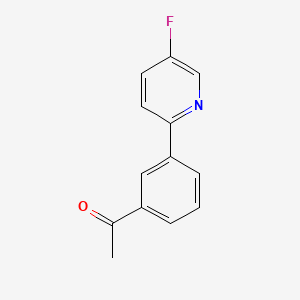 1-[3-(5-fluoro-2-pyridinyl)phenyl]ethanone