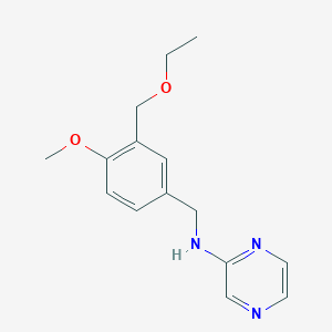 N-[3-(ethoxymethyl)-4-methoxybenzyl]-2-pyrazinamine