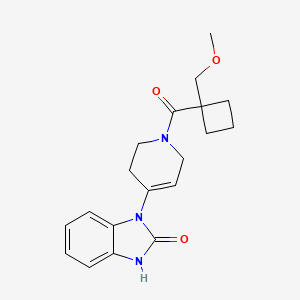 1-(1-{[1-(methoxymethyl)cyclobutyl]carbonyl}-1,2,3,6-tetrahydropyridin-4-yl)-1,3-dihydro-2H-benzimidazol-2-one