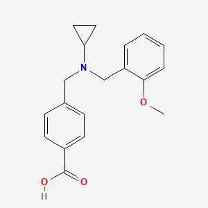 4-{[cyclopropyl(2-methoxybenzyl)amino]methyl}benzoic acid