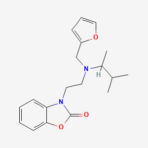 3-{2-[(1,2-dimethylpropyl)(2-furylmethyl)amino]ethyl}-1,3-benzoxazol-2(3H)-one