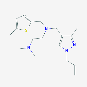 N-[(1-allyl-3-methyl-1H-pyrazol-4-yl)methyl]-N',N'-dimethyl-N-[(5-methyl-2-thienyl)methyl]ethane-1,2-diamine