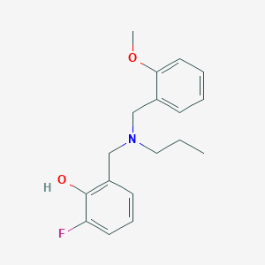 2-fluoro-6-{[(2-methoxybenzyl)(propyl)amino]methyl}phenol