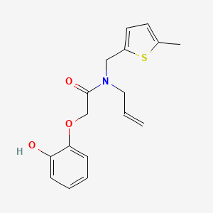 N-allyl-2-(2-hydroxyphenoxy)-N-[(5-methyl-2-thienyl)methyl]acetamide