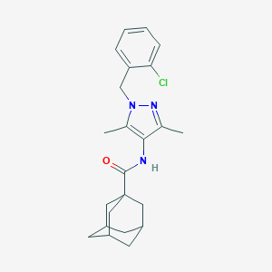 N-[1-(2-chlorobenzyl)-3,5-dimethyl-1H-pyrazol-4-yl]-1-adamantanecarboxamide