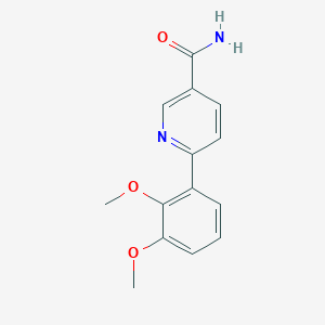 molecular formula C14H14N2O3 B4532378 6-(2,3-dimethoxyphenyl)nicotinamide 