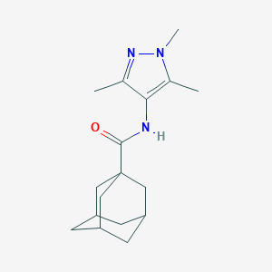 N-(1,3,5-trimethyl-1H-pyrazol-4-yl)-1-adamantanecarboxamide