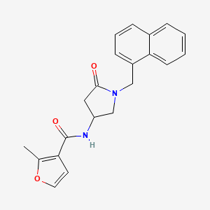 2-methyl-N-[1-(1-naphthylmethyl)-5-oxo-3-pyrrolidinyl]-3-furamide