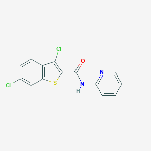 3,6-dichloro-N-(5-methylpyridin-2-yl)-1-benzothiophene-2-carboxamide