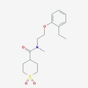 N-[2-(2-ethylphenoxy)ethyl]-N-methyltetrahydro-2H-thiopyran-4-carboxamide 1,1-dioxide