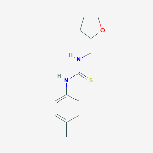 molecular formula C13H18N2OS B453351 1-(4-Methylphenyl)-3-(tetrahydrofuran-2-ylmethyl)thiourea 