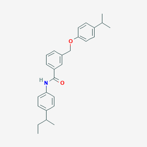 N-(4-sec-butylphenyl)-3-[(4-isopropylphenoxy)methyl]benzamide
