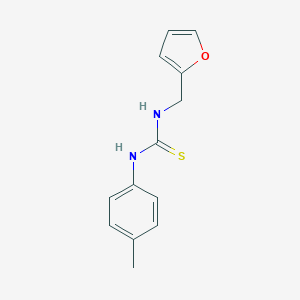 molecular formula C13H14N2OS B453369 1-(Furan-2-ylmethyl)-3-(4-methylphenyl)thiourea 