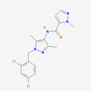 N-[1-(2,4-dichlorobenzyl)-3,5-dimethyl-1H-pyrazol-4-yl]-1-methyl-1H-pyrazole-5-carboxamide